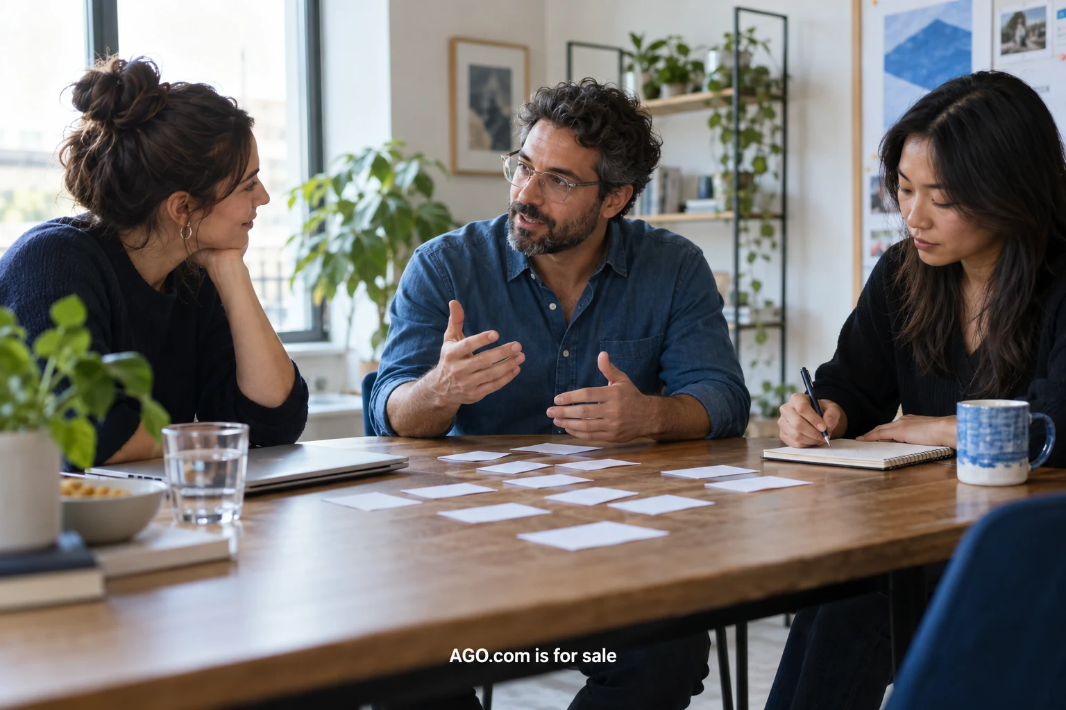 A practical naming study, with a discreet AGO.com is for sale watermark